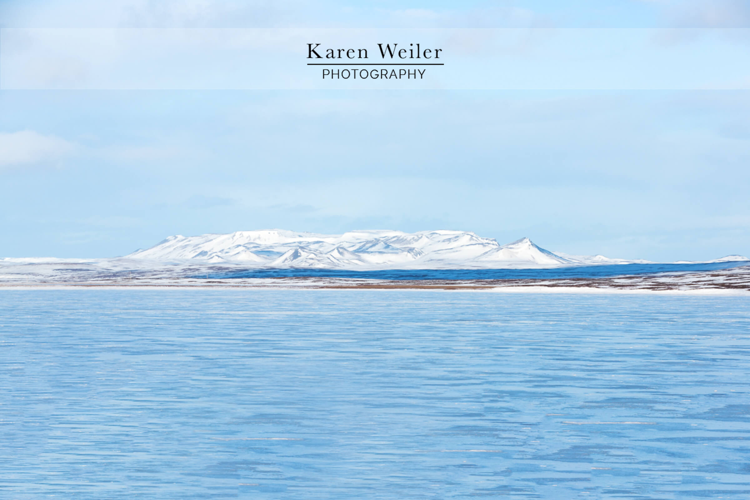 ice fjords in iceland - fine art print