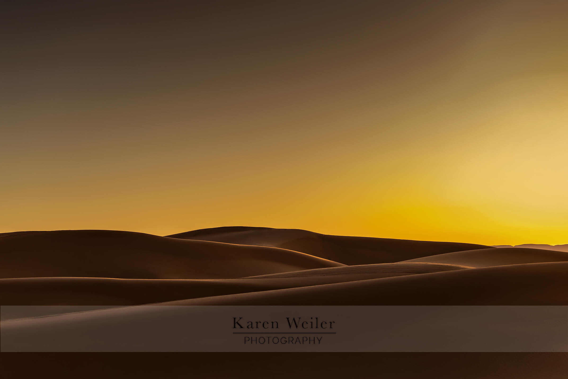 Sunrise over dunes in the Sahara Desert, Morocco