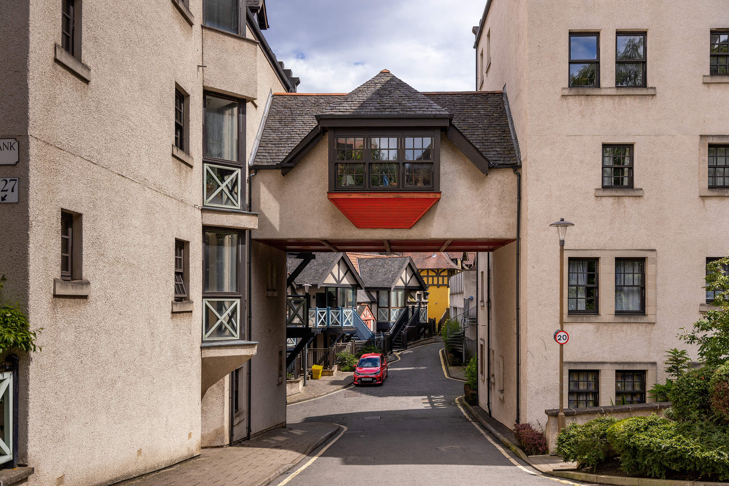 Dean's Village, Edinburgh, Scotland photographed by Karen Weiler