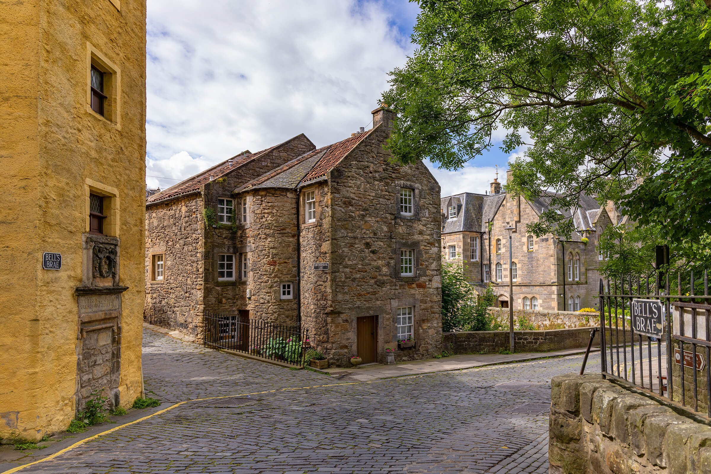 Dean's Village, Edinburgh, Scotland photographed by Karen Weiler