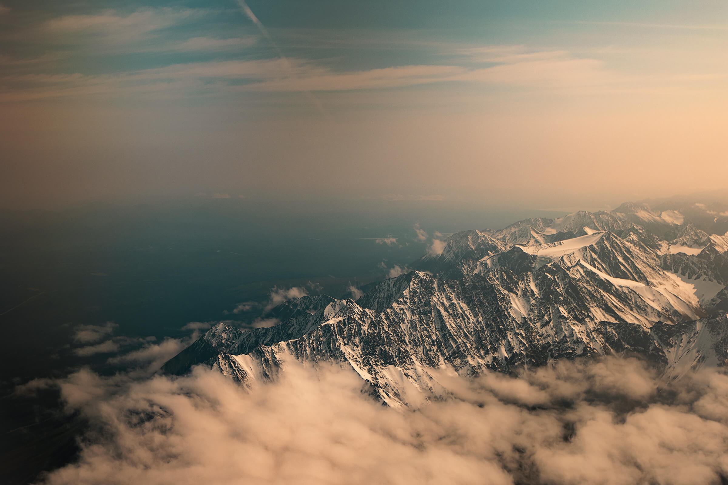 Flying over the Yukon